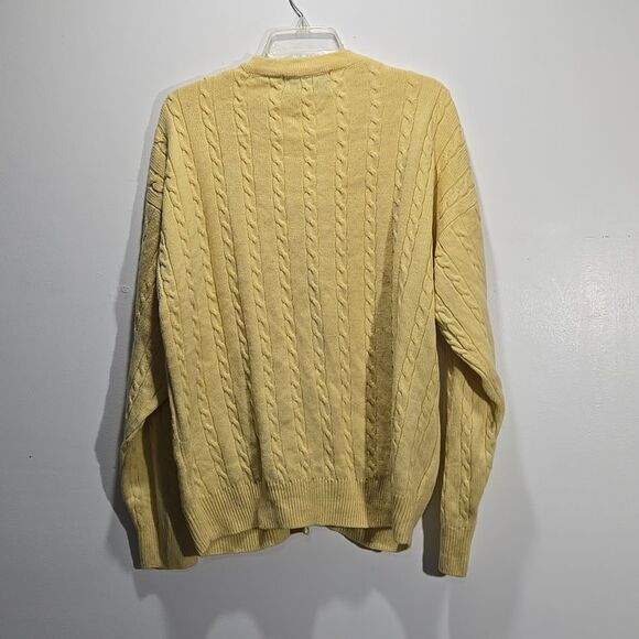 Vintage Cable Knit Cardigan Sweater  Button-front Diane Von Furstenberg Large - Picture 2 of 7